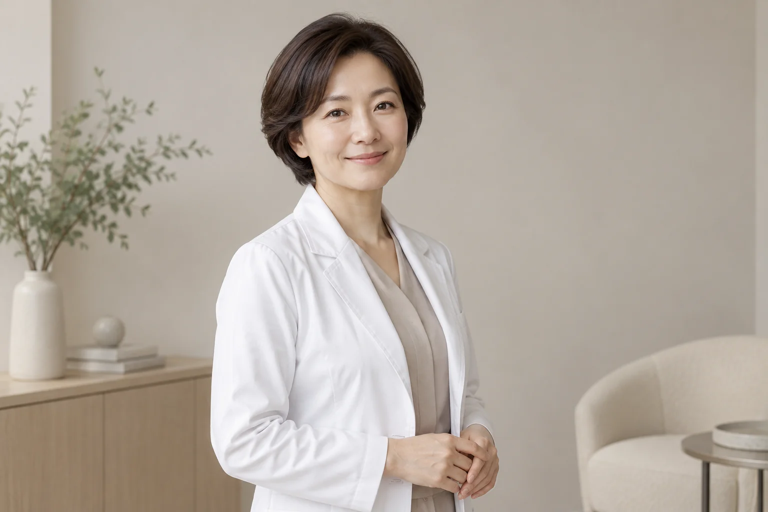설명용 가상 상담자 모델의 인물 사진